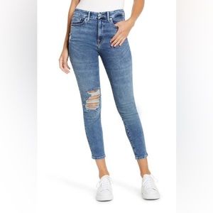 Good American Blue Ankle Jeans